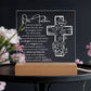 Lords Prayer Night Light LED