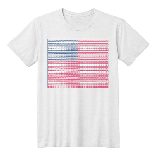 American grit, grind, and greatness  Tee. Celebrate the 250 Year birthday with this unique flag tshirt design.