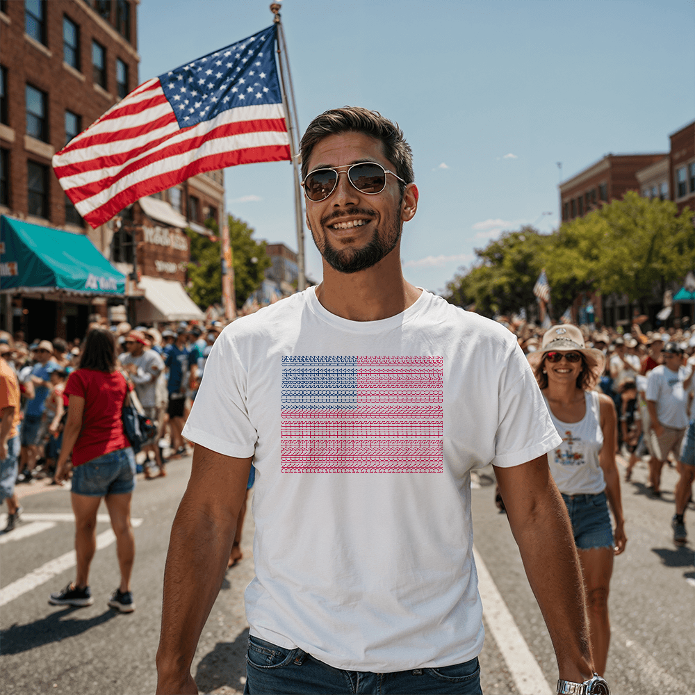 Celebrate the USA anniversery : 250 Years Old and Still Standing - Unique Flag Tshirt