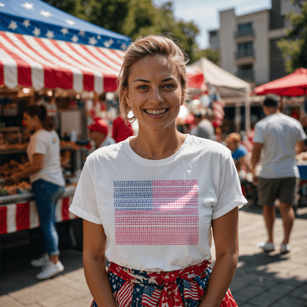 Celebrate the USA anniversery : 250 Years Old and Still Standing - Unique Flag Tshirt