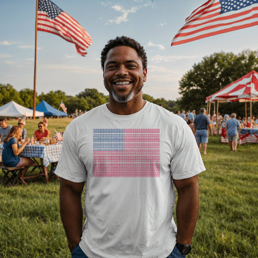 Celebrate the USA anniversery : 250 Years Old and Still Standing - Unique Flag Tshirt