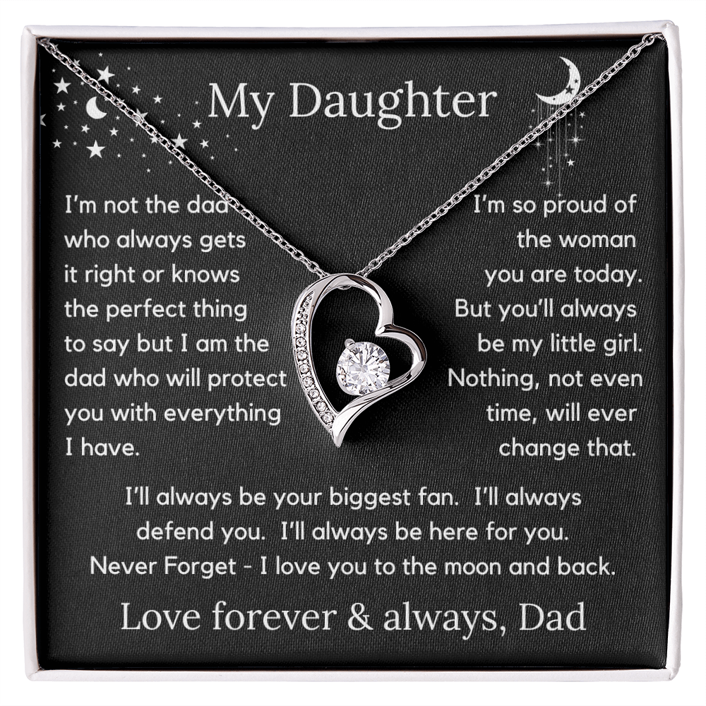 To My Daughter, I love you to the moon and back