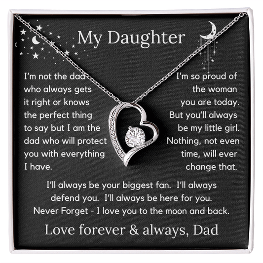 To My Daughter, I love you to the moon and back
