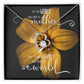 To The World You Are A Mother, to Your Family You Are Our World Mother's Day Necklace