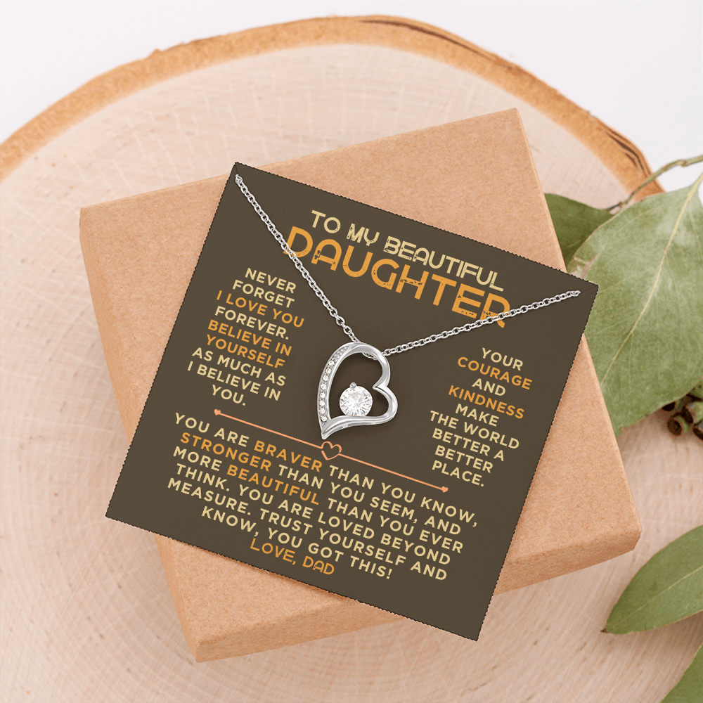 To My Beautiful Daughter, Love Dad