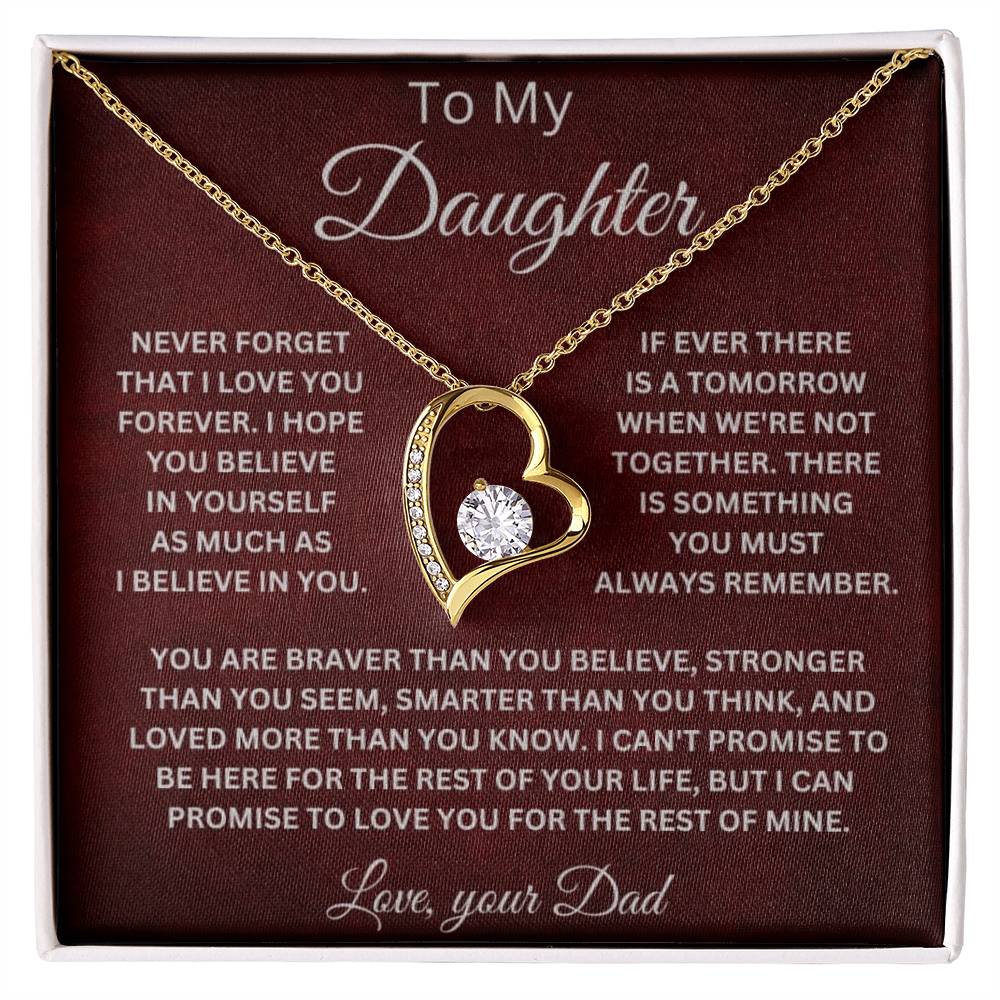 To My Daughter, Love Your Dad