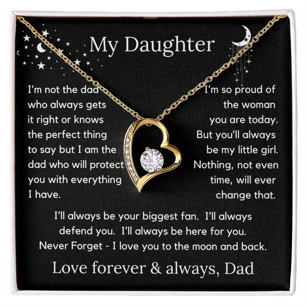 To My Daughter, I love you to the moon and back