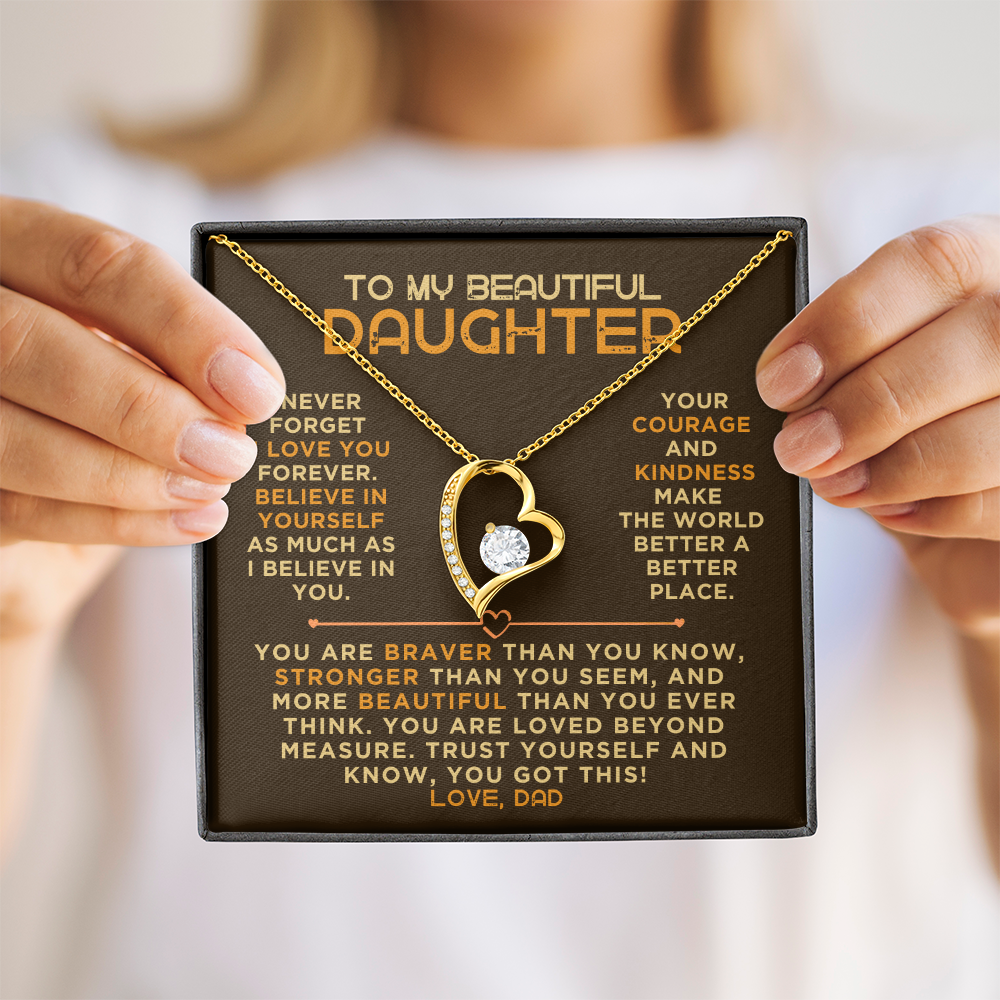 To My Beautiful Daughter, Love Dad