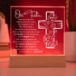 Lords Prayer Night Light LED