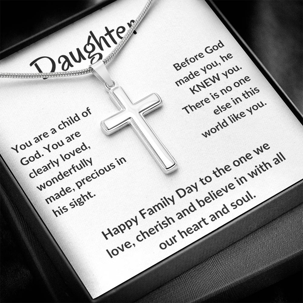 Daughter You Are A Child Of God Happy Family Day MBB036
