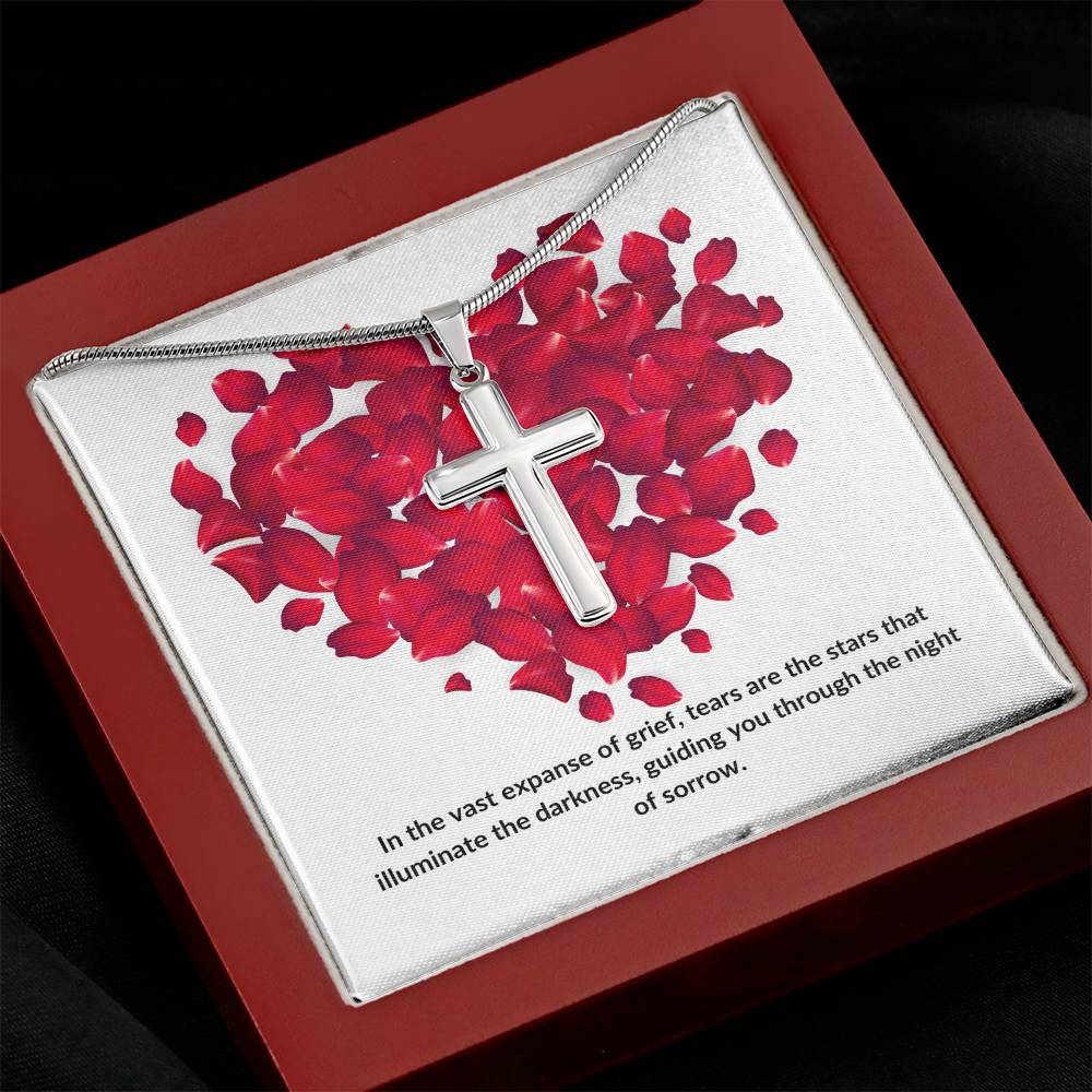 Love and Faith Necklace | Honoring Cherished Memories and Eternal Love - BespokeBliss