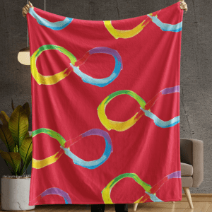 Infinity Symbol blanket - Neurodiversity Infinity Cozy Plush Fleece Blanket - 50x60