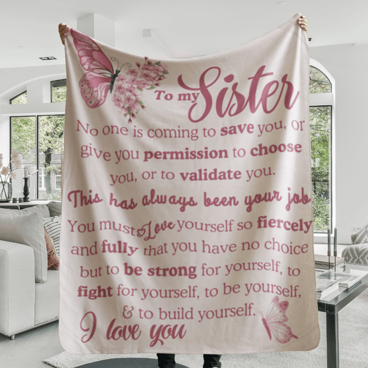 To My Sister Blanket (Choice of 3 Styles)